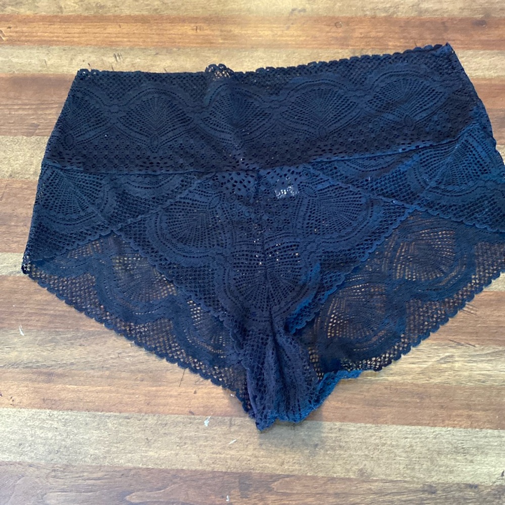Felina Black Lace Size 1x panty